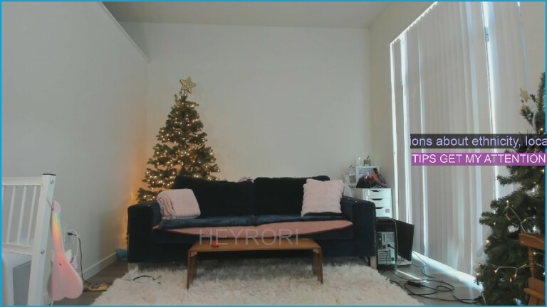 heyrori's Streamate show and profile